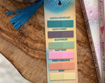 Annotatiebladwijzer | Gelabeld | herbruikbaar | Inclusief tabbladen|boekenachtig cadeau voor boekenliefhebber