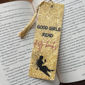 Gute Mädchen lesen schmutzige Bücher smut Lesezeichen Buchliebhaber Geschenk
