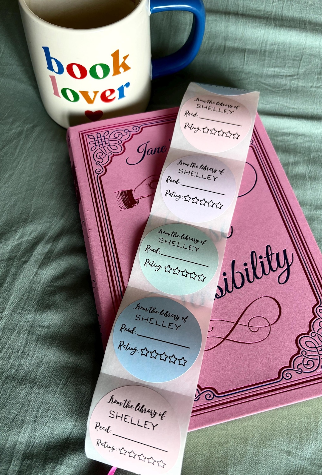 Custom Book Label Stickers Book Rating Label for Book TBR - Etsy