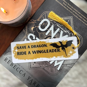 Save a dragon ride a wing leader bookmark  Fantasy