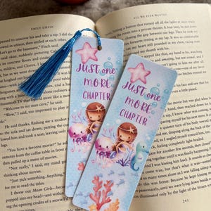 La sirène sous la mer Just One More Chapter marque-page cadeau mignon pour amoureux des livres