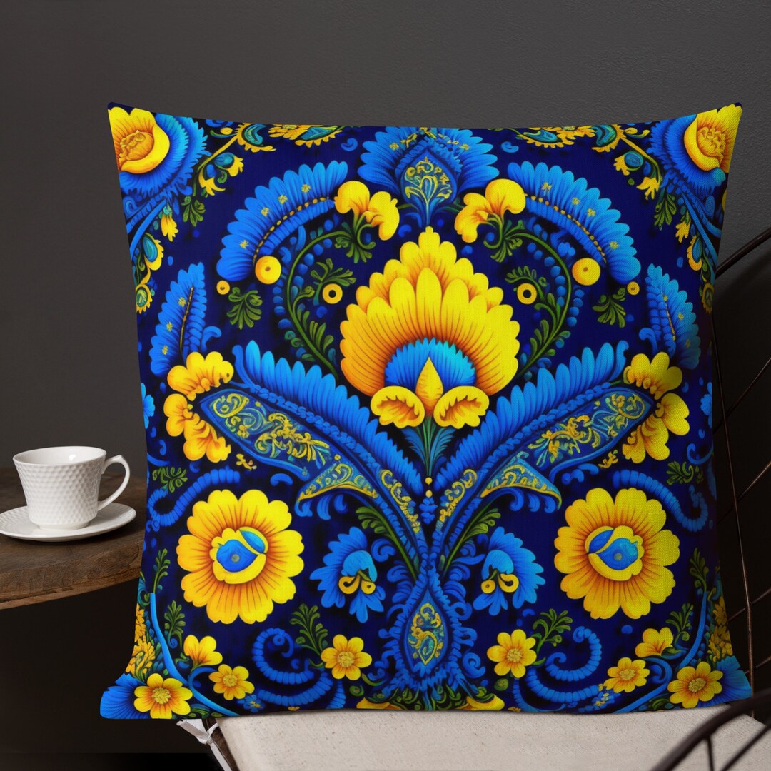 Throw Pillow Ukraine Art for Decoration Ukraine Design Pillow Ukrainian