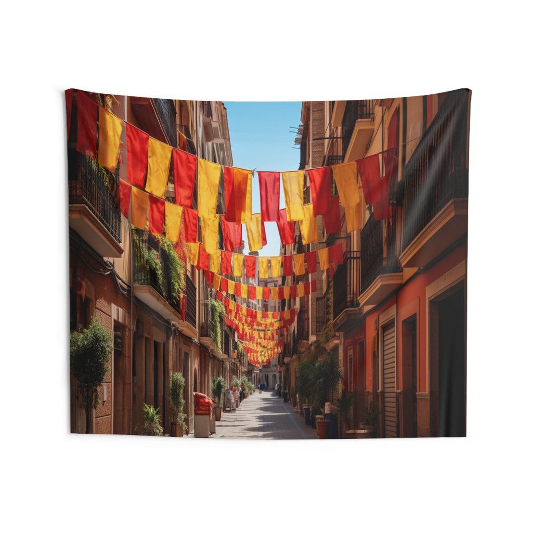 Spanish Indoor Wall Tapestries Culture With Spanish Art - Etsy