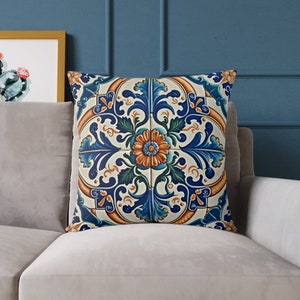 Portuguese Pillows  - Portugal Decoration for Home| Throw Pillow and Cushion |Canvas Art Prints| Portuguese Tile Art Gifts| Home Accents