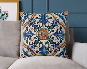 Cuscino Azulejo portoghese – Decorazione per la casa lavabile