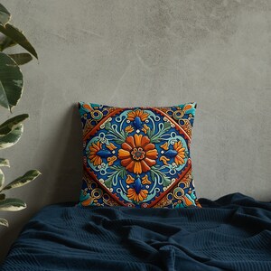 Mexican Tile 3 - Premium Pillow
