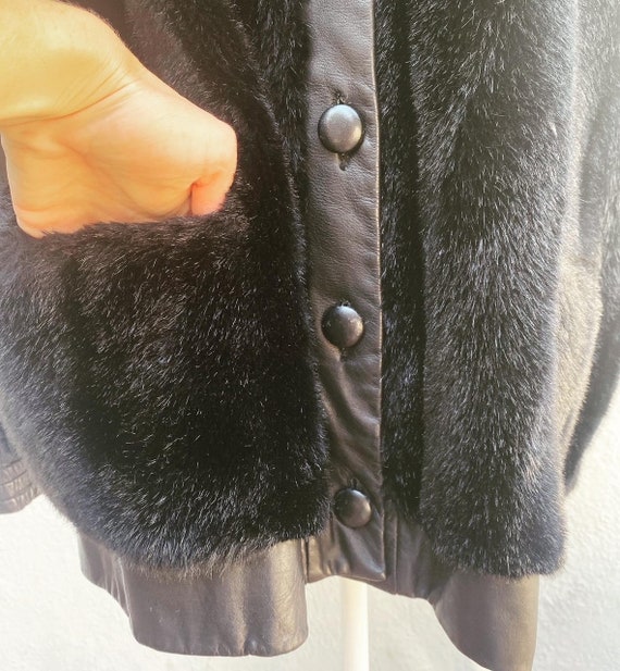 Vintage Adolf Schuman for I. Magnin Faux Fur and … - image 10