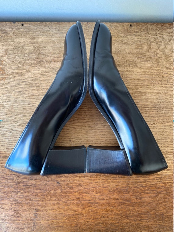 Vintage Black Via Spiga Heels Made in Italy 90s - image 8