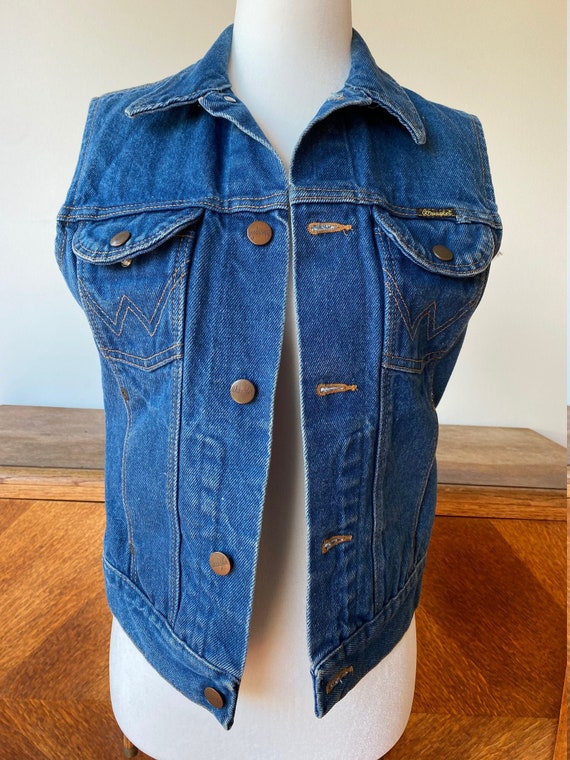VIntage Wrangler Denim Vest