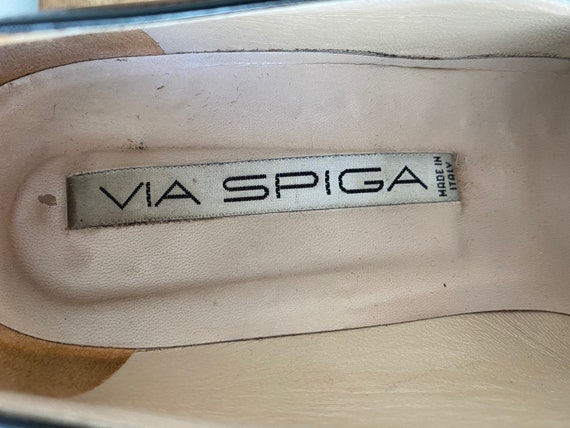 Vintage Black Via Spiga Heels Made in Italy 90s - image 10