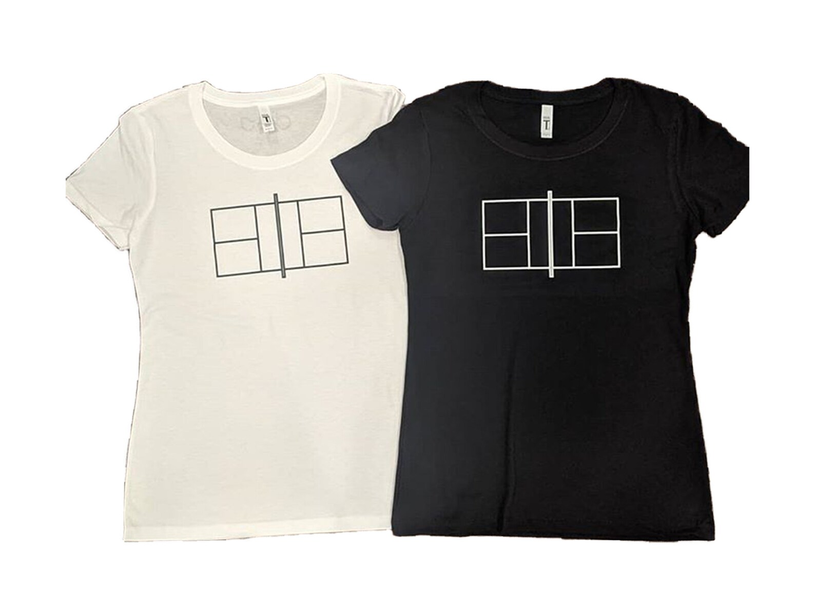 Women's Pickleball Court TShirts Etsy