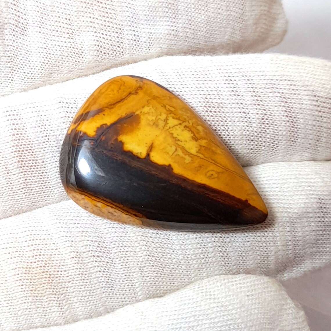 SUNSET JASPER Natural Desert Sunset Jasper Pear Cabochon Etsy