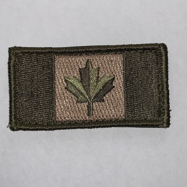 OD Green Canadian Flag Velcro patch