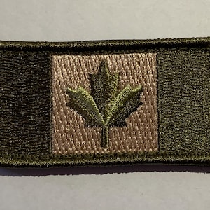 OD Green Canadian Flag patch