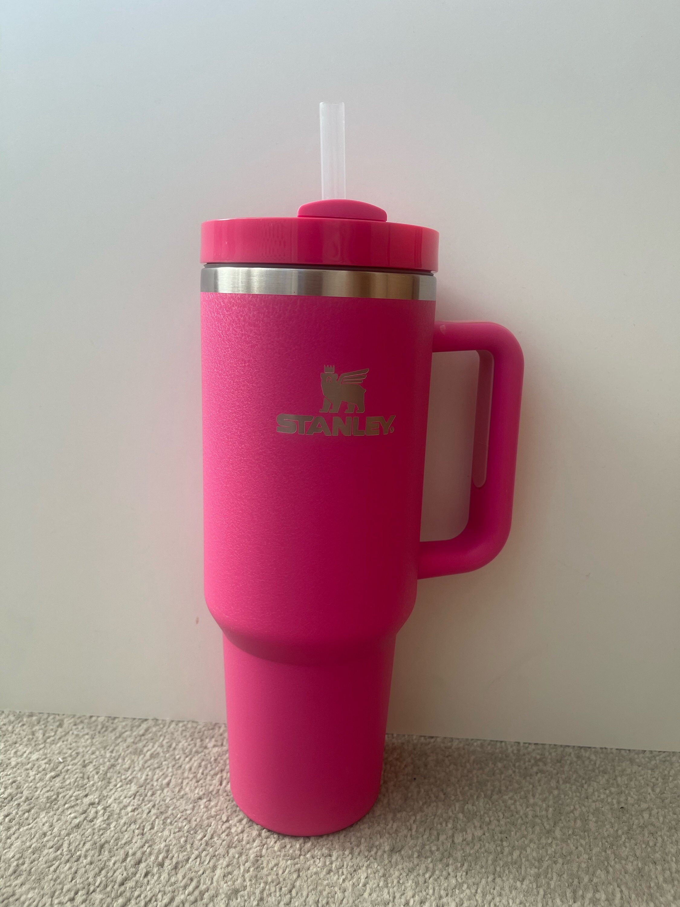 New Stanley Adventure Quencher Travel Tumbler Straw Cup 40oz Azalea Hot  Pink