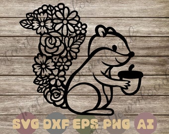 Download Squirrel Svg Etsy