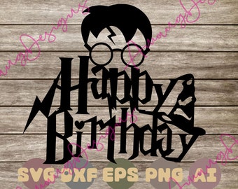 Download Harry Potter Birthday Svg Etsy