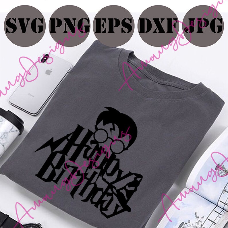 Download Clip Art Happy Birthday Svg File Wizard Birthday Svg Happy Birthday Dxf Silhouette Happy Birthday Cut File Harry Potter Birthday Svg Birthday Png Art Collectibles