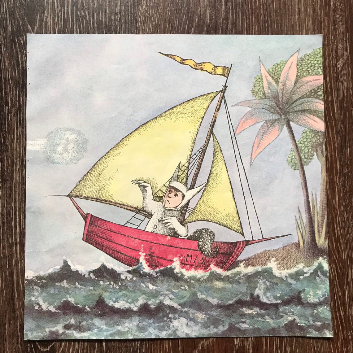 Max From Where the Wild Things Are Vintage Pages From Childrens Book ...