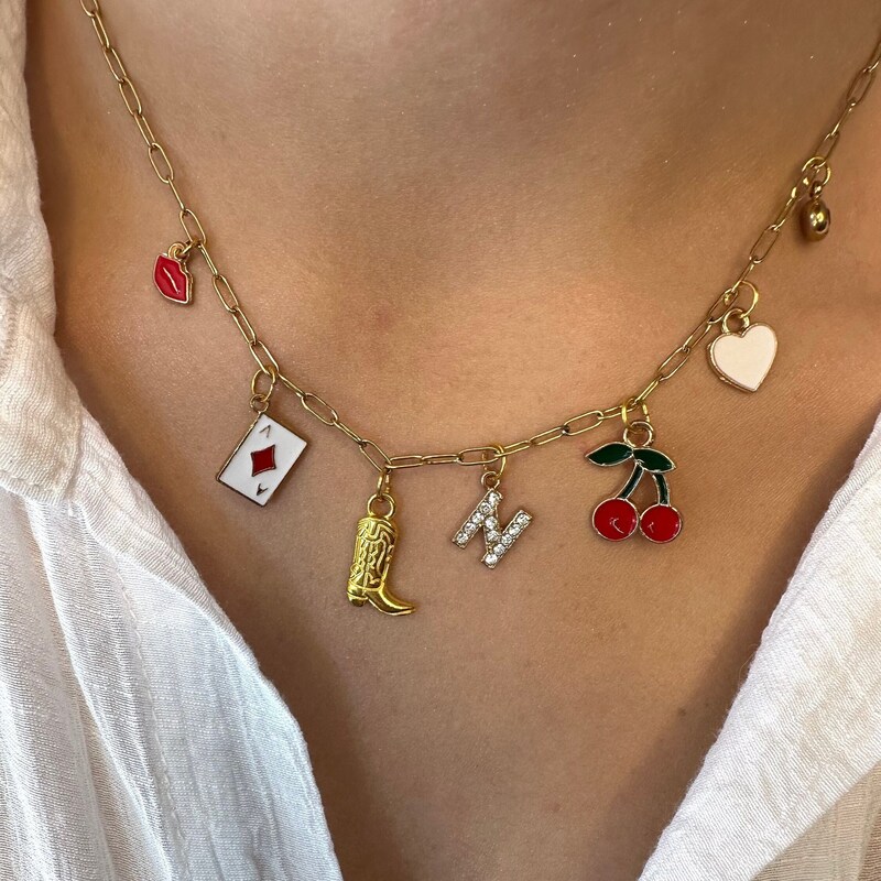 Charm Necklace Set
