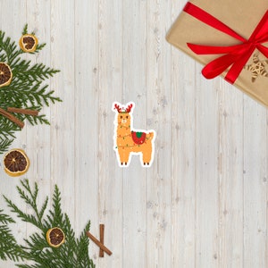 Lama Sticker, Laptop Sticker, Hydro Flask Sticker, Bubble-free Sticker