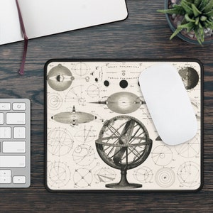 Map, Map Desk Mat, Desk Pad, Black Large Mouse Pad, Mouse Pad, Place Mat, Desk Pad, Large Desk Pad, Gaming Mouse Pad