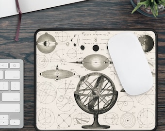 Map, Map Desk Mat, Desk Pad, Black Large Mouse Pad, Mouse Pad, Place Mat, Desk Pad, Large Desk Pad, Gaming Mouse Pad