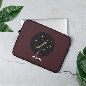 Ad Astra Laptop Sleeve, Laptop Sleeve, Laptop Cover, MacBook Sleeve, Christmas Gift Ideas