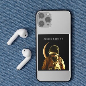 Astronaut Sticker, Laptop Sticker, Hydro Flask Sticker, Bubble-free Sticker