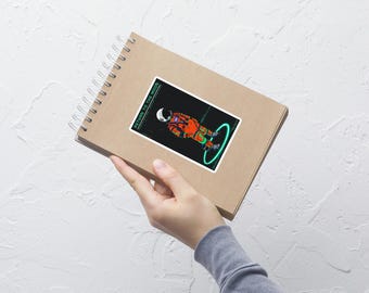 NASA Artemis 2 Blasenfreie Aufkleber, Astronaut Stricker, NASA Astronaut Sticker, STEM Sticker