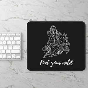 Wolf, Wolf Desk Mat, Desk Pad, Black Large Mouse Pad, Mouse Pad, Place Mat, Desk Pad, Large Desk Pad, Gaming Mouse Pad