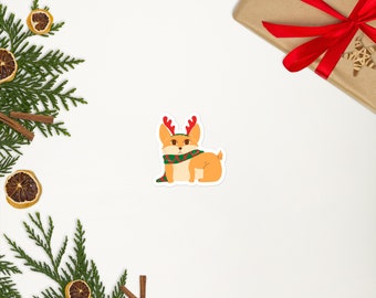 Corgis Aufkleber, Laptop Aufkleber, Hydro Flask Aufkleber, Bubble-free Aufkleber