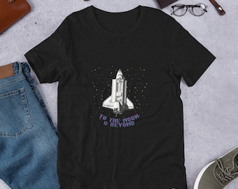 Raketen T-Shirt, Astronaut T-Shirt, Space Astronaut T-Shirt Unisex, Weihnachtsgeschenk