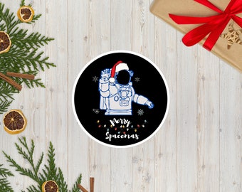 Astronaut Sticker, Laptop Sticker, Hydro Flask Sticker, Bubble-free Sticker