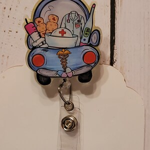 Nurse badge reel