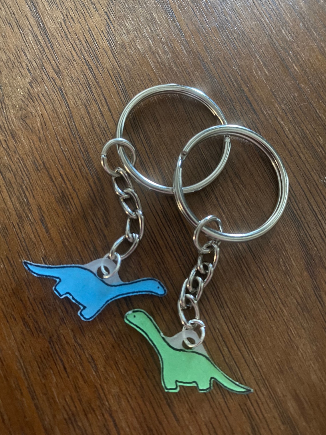 Matching Dinosaur Keychains Etsy