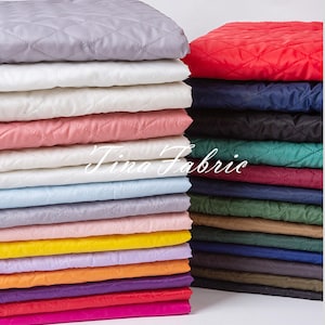 Quilted Cotton Lining Fabric: Thick Winter DIY Fabric, By The Yard