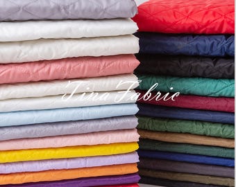 Quilted Polyester Lining Fabric: Thick Winter DIY Fabric, By The Yard