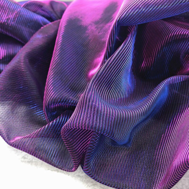 Blue-purple Gradient Mesh Fabric Textured Mesh Fabric - Etsy