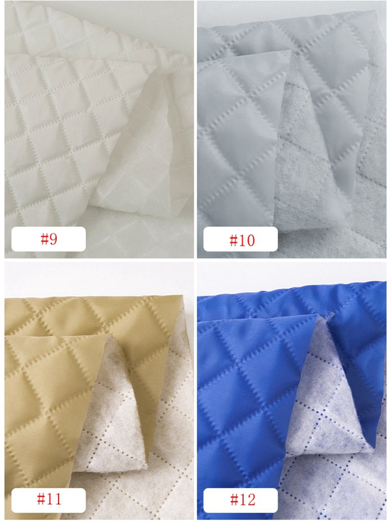 20 Colors Cotton Lining Fabric Thick Quilted Fabric Warm Etsy