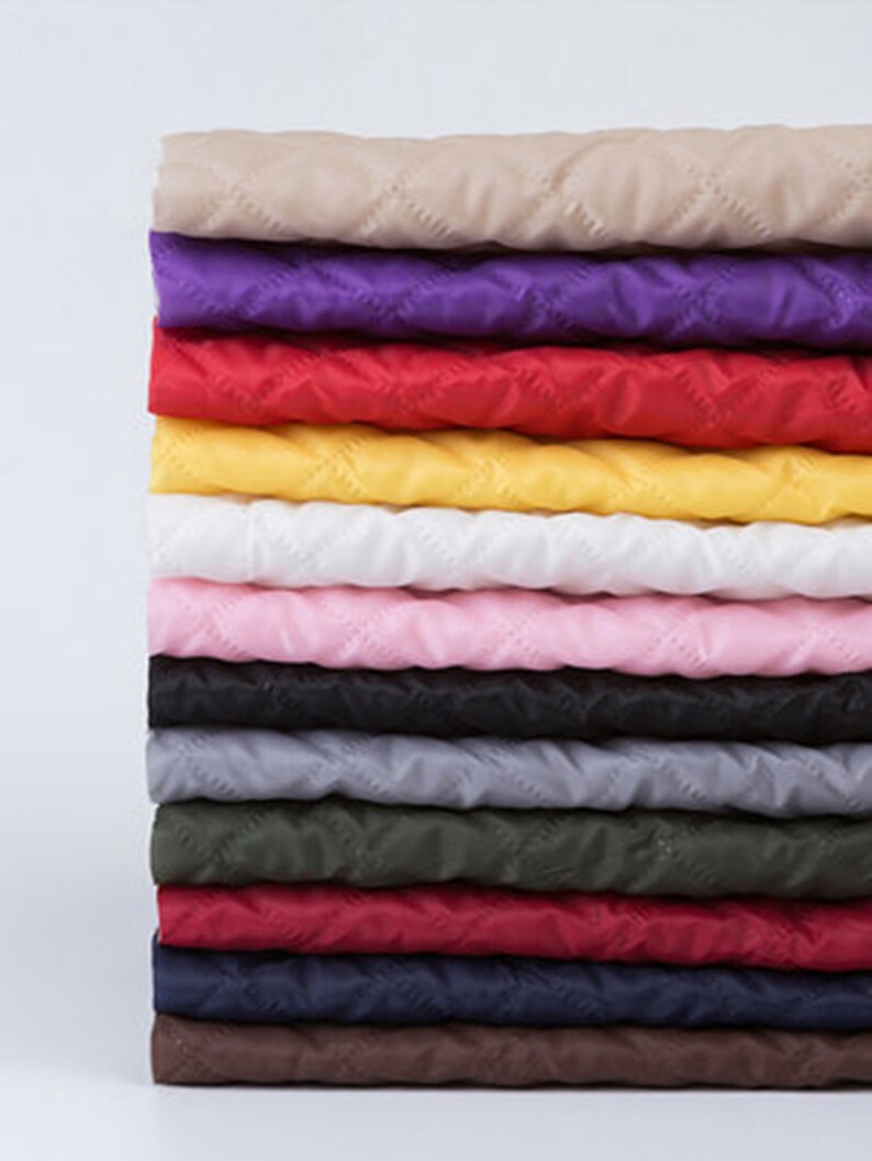 20 Colors Cotton Lining Fabric Thick Quilted Fabric Warm Etsy