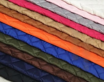 Double-sided Quilted Polyester Lining Fabric: Thick Winter DIY Material (1/2 Yard)