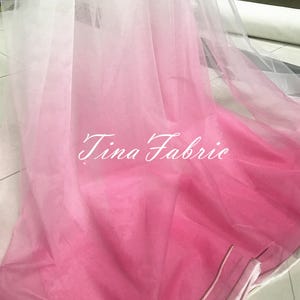 Red and Black Blue Pink Purple Color Mesh Fabric , Gradient Mesh Fabric, Wedding Mesh Fabric , Party Dress Fabric, Cosplay Dress Fabric