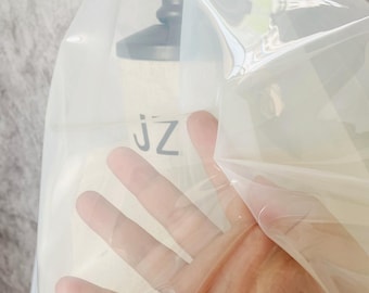 Transparentes wasserdichtes TPU-Gewebe: 0,2 mm Kleidungs-Regenmantel-Membrane - Halbe Meter
