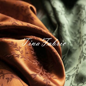 Silk stretch jacquard-slightly impermeable-shirt, dress, robe and skirt fabric - by the half yard