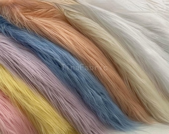 Long Pile Faux Fur Fabric: Cosplay Fursuit Prop (67 inch Width)