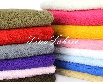Teddy Sherpa Teddy-Strickstoff: Superweicher Plüsch-Fleece