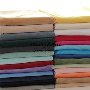 Solid Smooth Minky Fabric, Cuddle Fabric, Plush Toys Fabric, Faux Fur Fabric