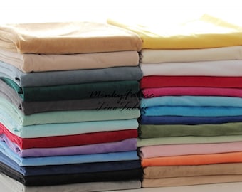 Solid Smooth Minky Fabric, Cuddle Fabric, Plush Toys Fabric, Faux Fur Fabric