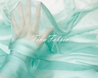 Ombre Chiffon Fabric: Sheer Polyester Dress Fabric, By The Yard
